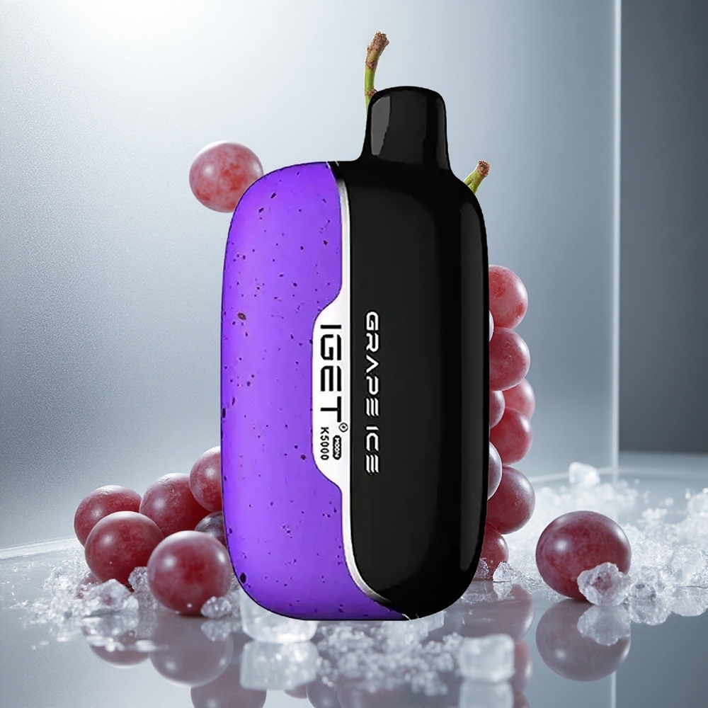 IGET Moon K5000 Puffs Enkratna E-cigareta Grozdni Led z 5000 Puffi, 81,5 g
