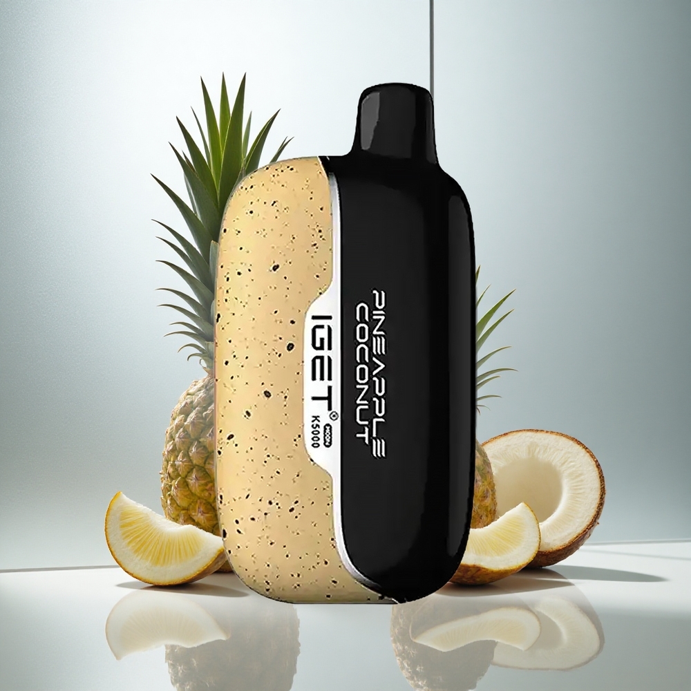 IGET Moon K5000 Pufov Enkratna E-cigareta Ananas Kokos 81,5 g/5000 pufov