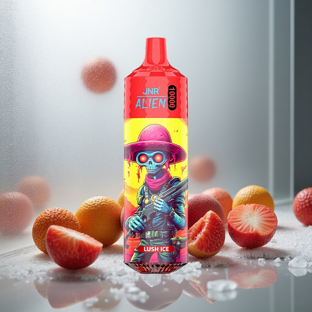 JNR Alien 10000 Puffs Enkratna Vapa Lush Led z 850mAh Baterijo in RGB Lučmi