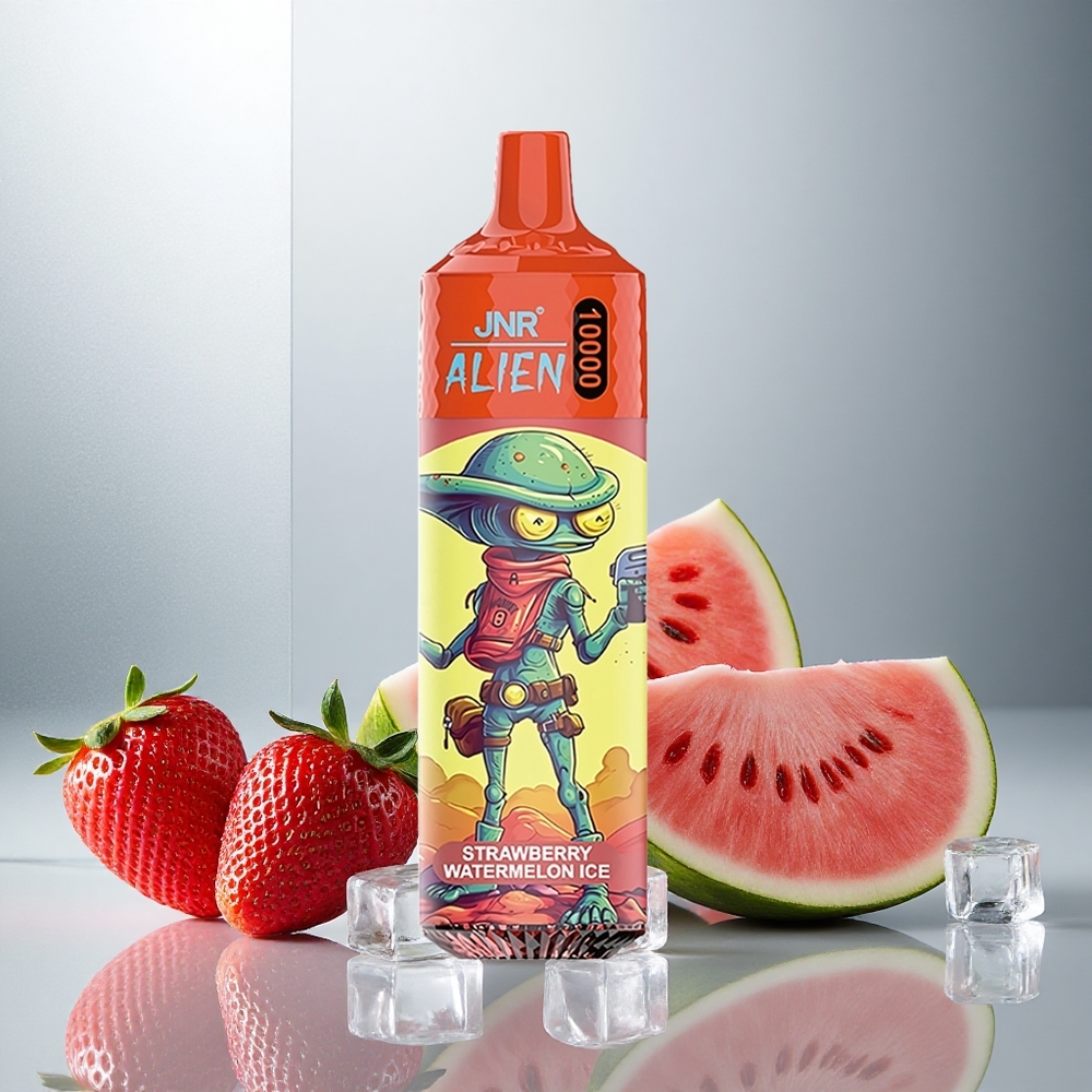 JNR Alien 10000 Puffs Enkratna Vape Jagoda Lubenica Led z RGB lučkami in 850mAh baterijo