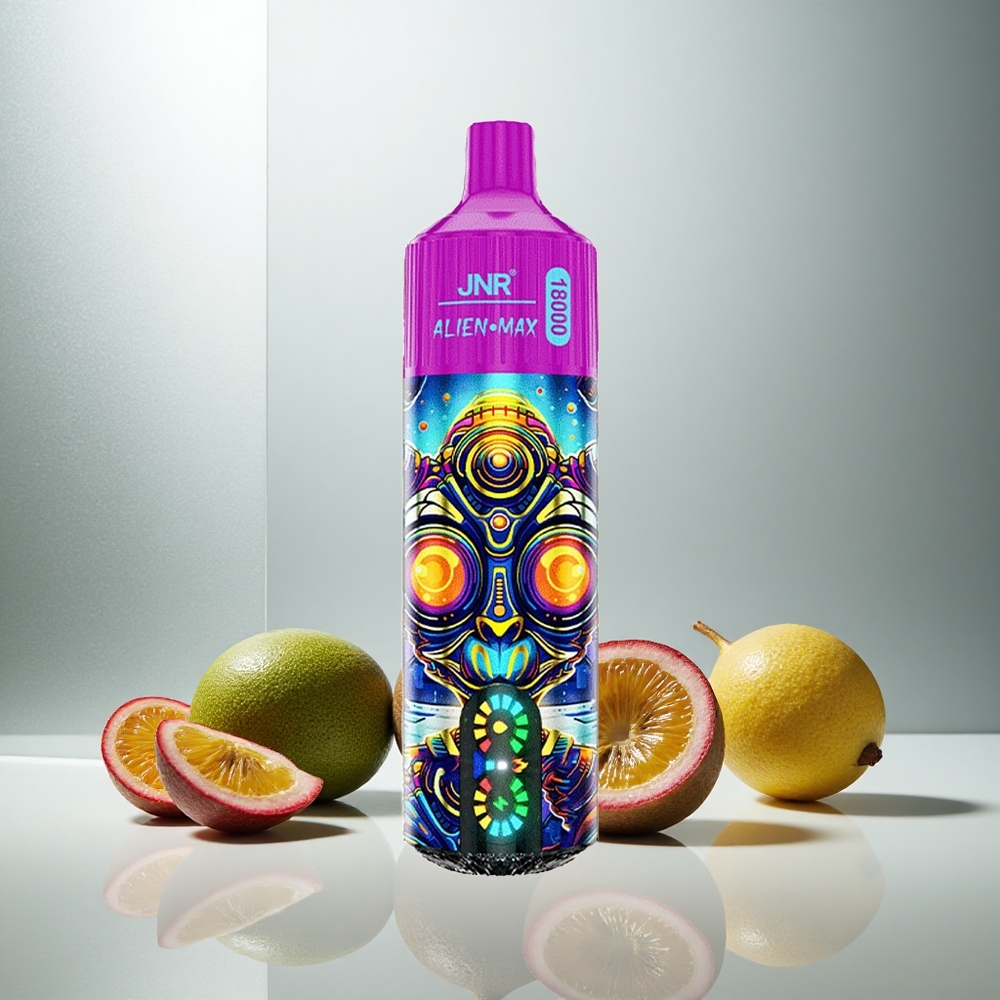 JNR Alien Max 18000 Puffs Enkratna Vape Kivi Pasijonka Guava s Približno 18000 Potegov in 28ml E-tekočine