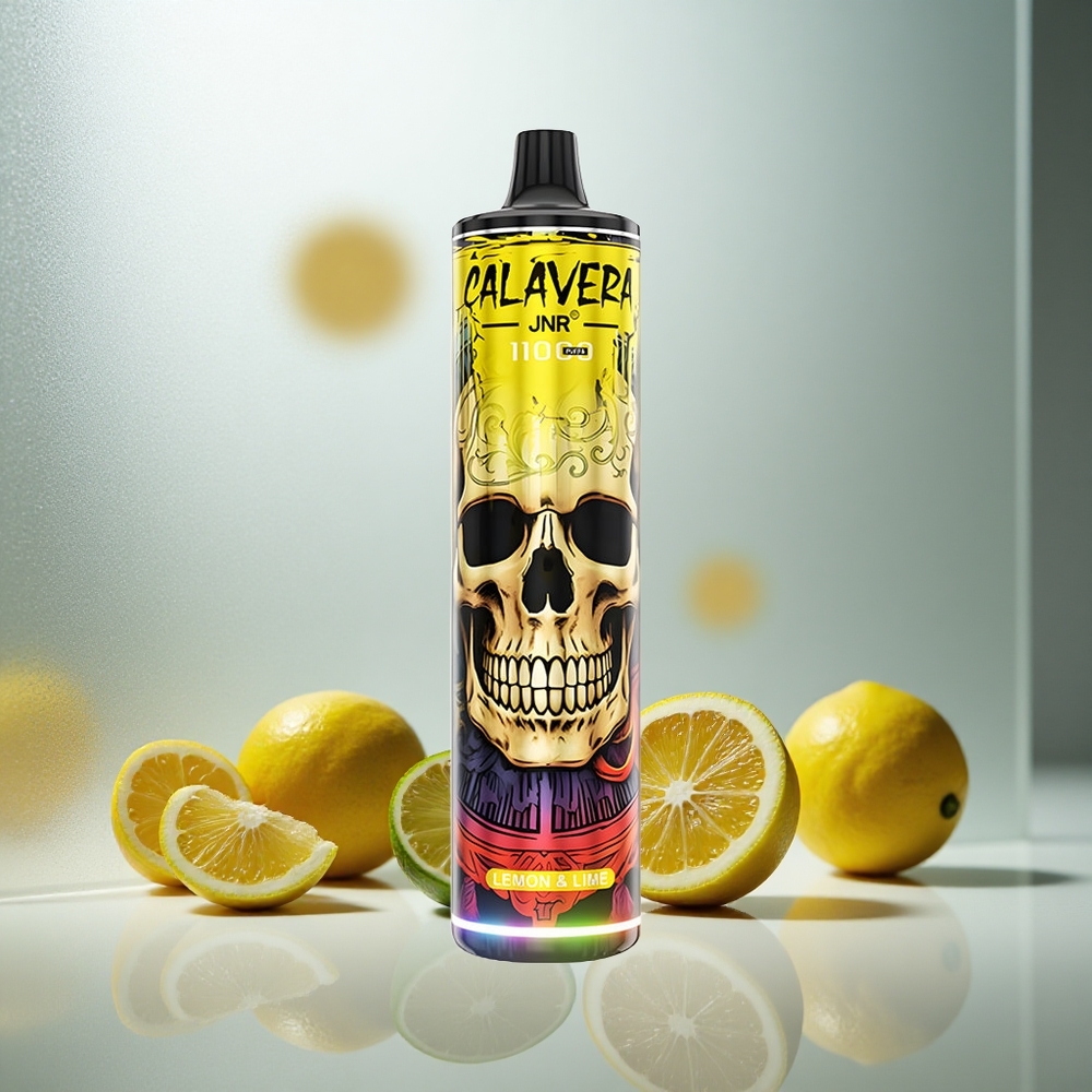 JNR Calavera 11000 Pofov Enkratna Vapa Limona & Limeta z Type-C polnjenjem in 850 mAh baterijo