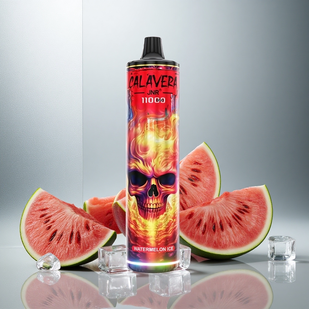 JNR Calavera 11000 Pofov Enkratna Vapa Lubenica Led z Vtičem Type-C in 850 mAh Baterijo