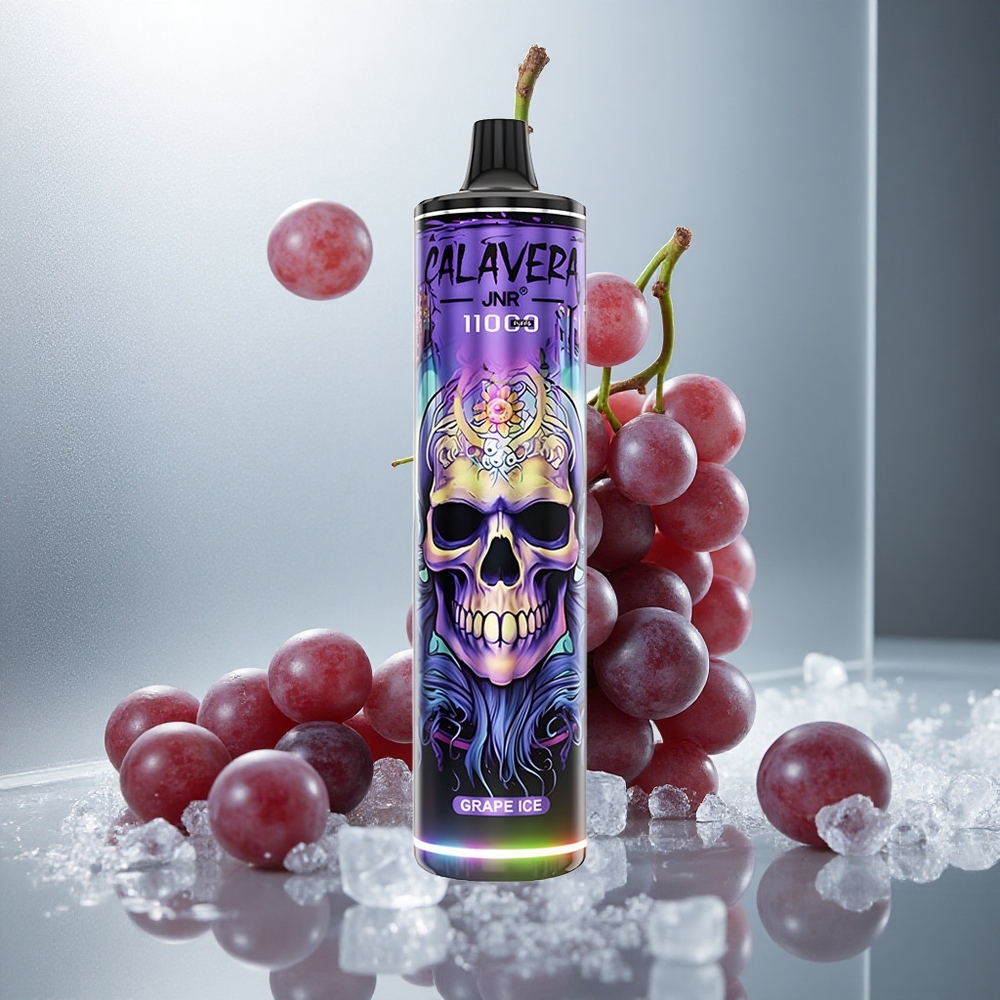JNR Calavera 11000 Puf Enkratna Vapa Grozdni Led z Type-C Polnjenjem in 850 mAh Baterijo
