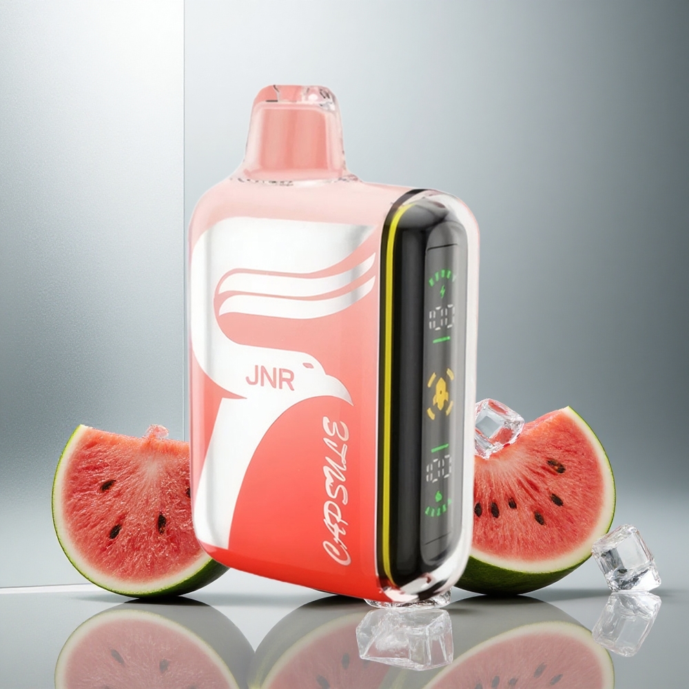 JNR Capsule 15000 Puffs Enkratna Vapa Lubenica Brazz Led z 20ml E-tekočine in 850mAh Baterija