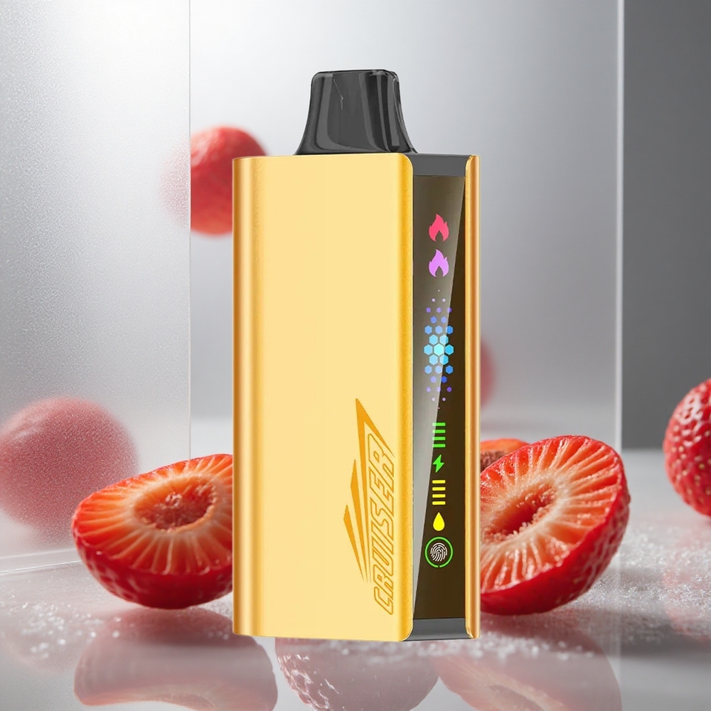 JNR Cruiser 12000 Potegov Enkratna E-cigareta brez Polnjenja Chupa Chups Jagoda z 3500 mAh Baterijo in 25ml E-tekočine