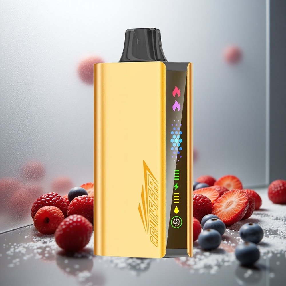 JNR Cruiser 12000 Potegov Enkratna E-cigareta z 3500 mAh Baterijo in Aluminijastim Telesom Mešane Jagode