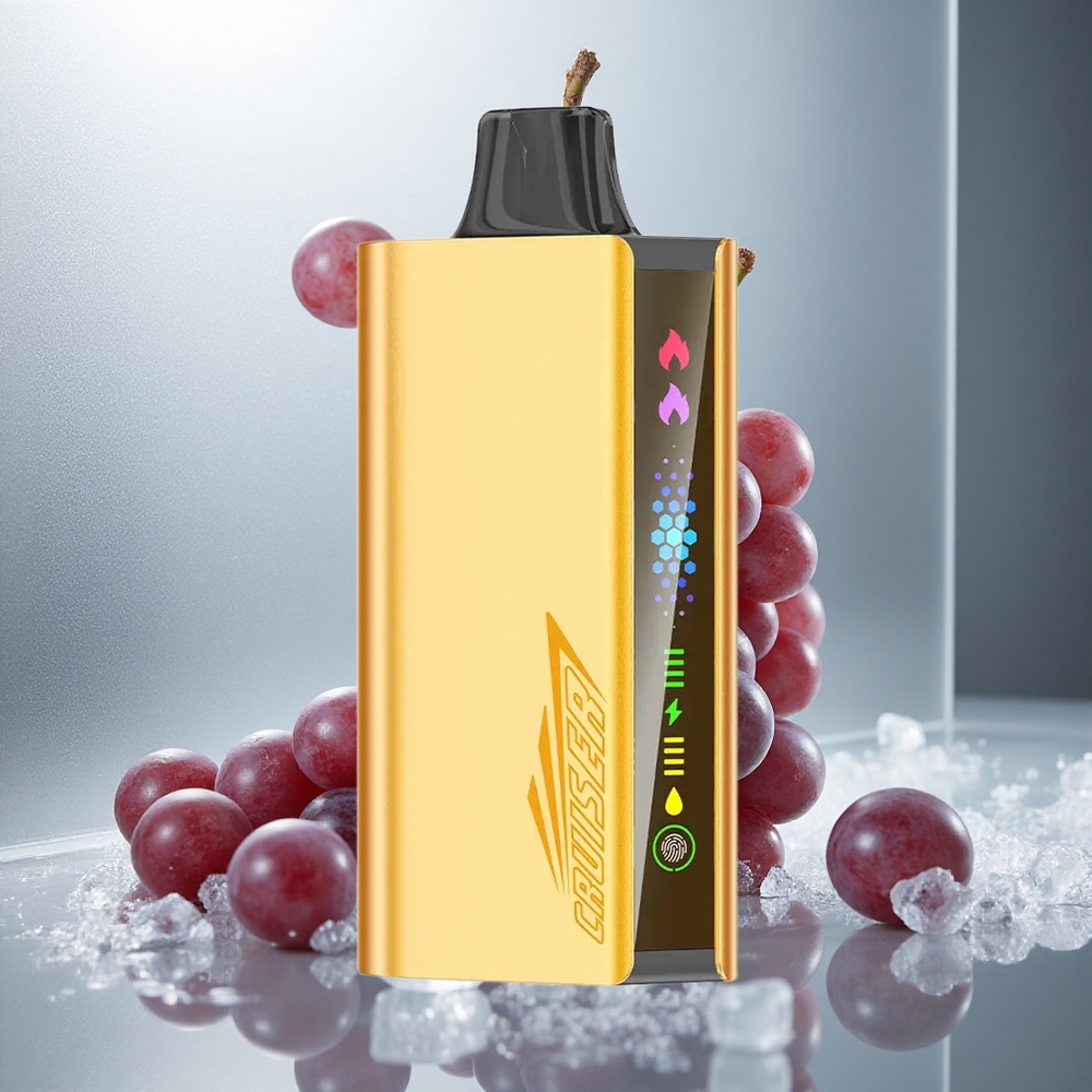 JNR Cruiser 12000 Puf Brez Polnjenja Enkratna E-cigareta Grozdni Led z 3500 mAh Baterijo in 25ml E-tekočine