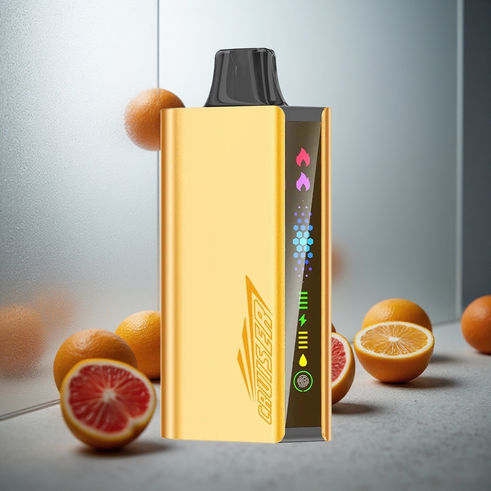 JNR Cruzer 12000 Potegov Enkratna E-cigareta Brez Polnjenja Hladna Fanta z 3500 mAh Baterijo in 25ml E-tekočine