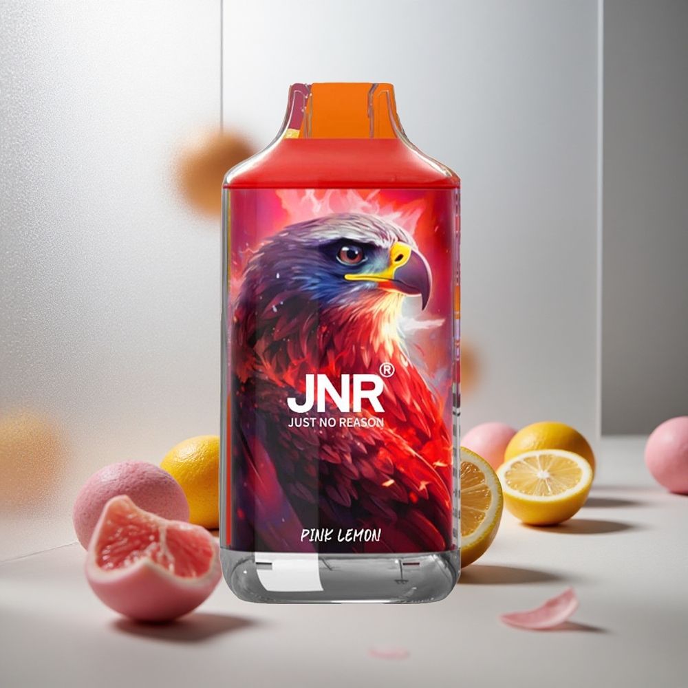 JNR Falcon 16000 Pufi Enkratna Vape Roza Limona z 22ml E-tekočine in 850 mAh Baterijo