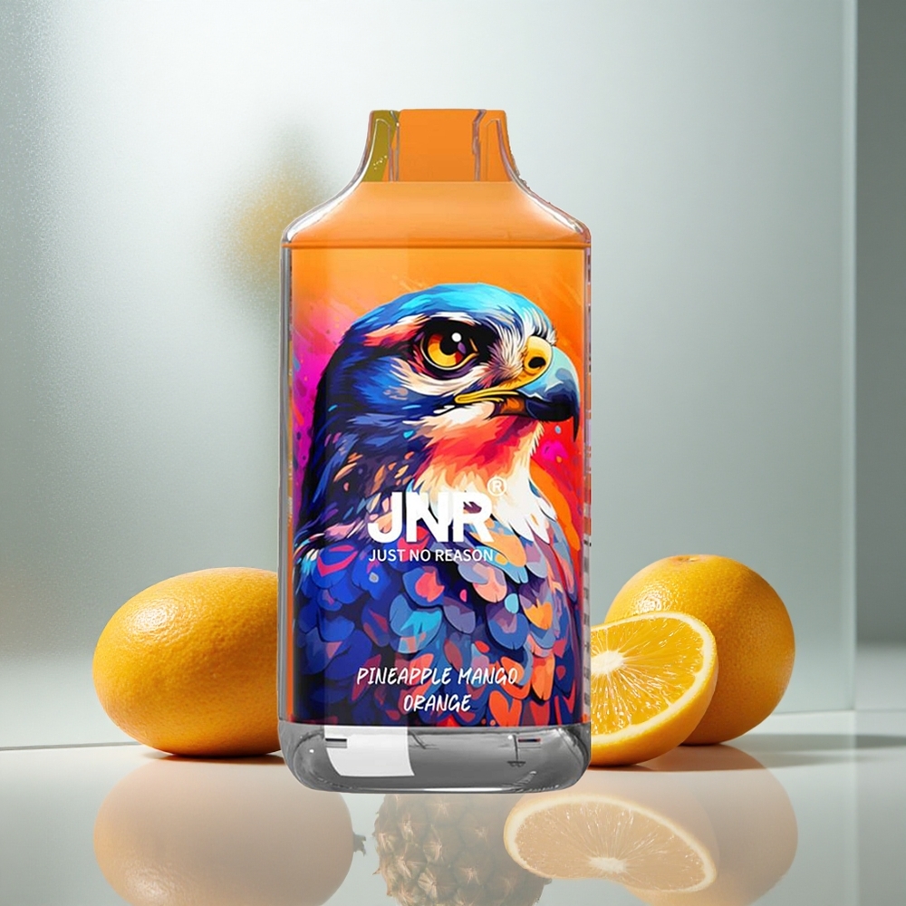 JNR Falcon 16000 Pufov Enkratna E-cigareta Ananas Mango Oranžna 22ml 850mAh