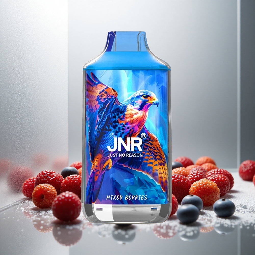 JNR Falcon 16000 Pufov Enkratna E-cigareta Mešane Jagode 22ml/850mAh