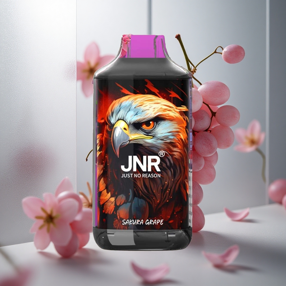 JNR Falcon 16000 Pufov Enkratna E-cigareta Sakura Grozdje 22ml/850mAh