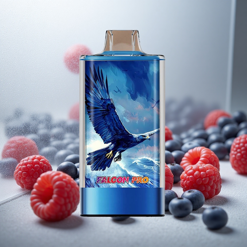 JNR Falcon Pro 28000 Enkratna E-cigareta Borovnica-Kisla Malina 30ml 5% Nikotina