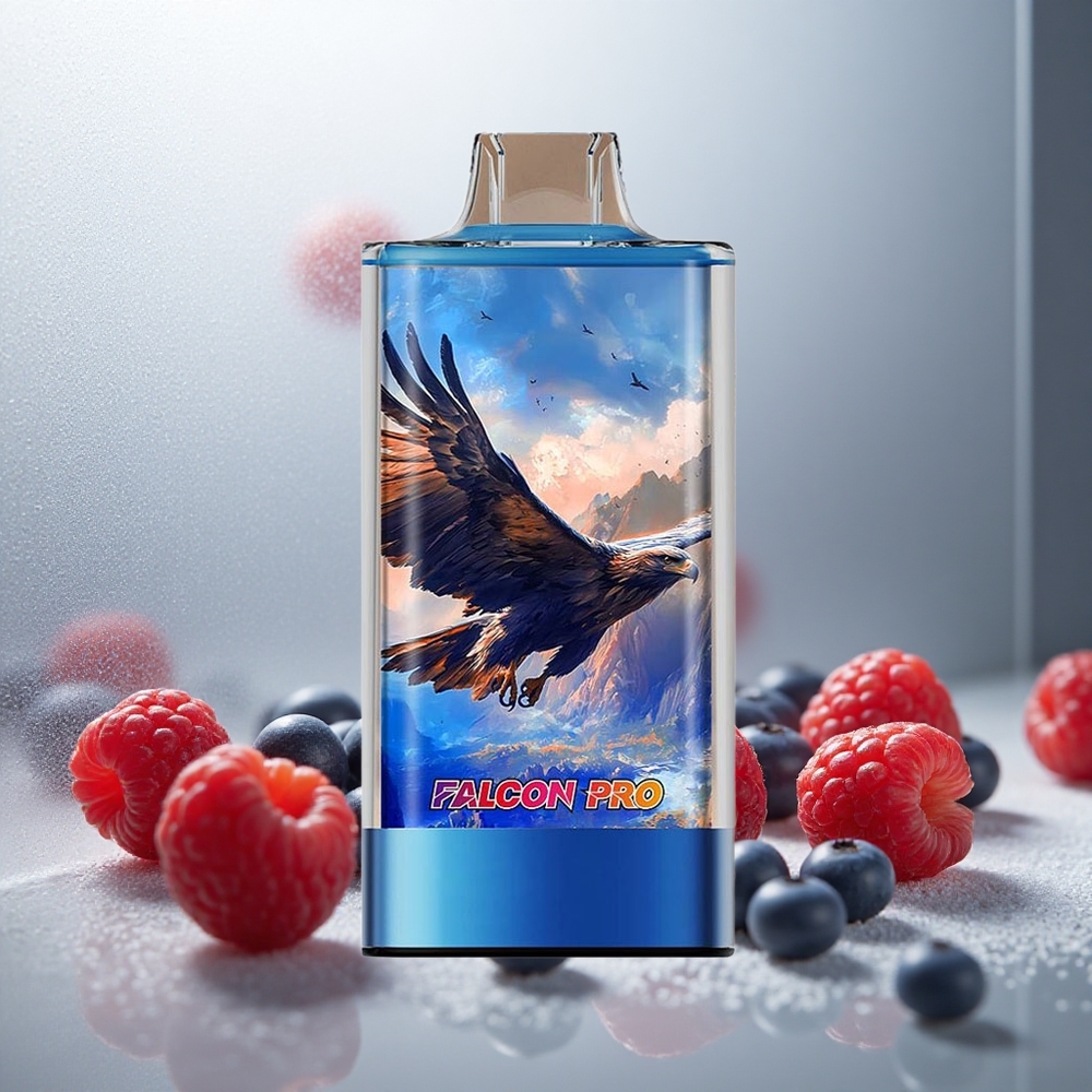 JNR Falcon Pro 28000 Enkratna E-cigareta Borovnica Malina Češnja, 28000 vdihov, 30ml polnjenja