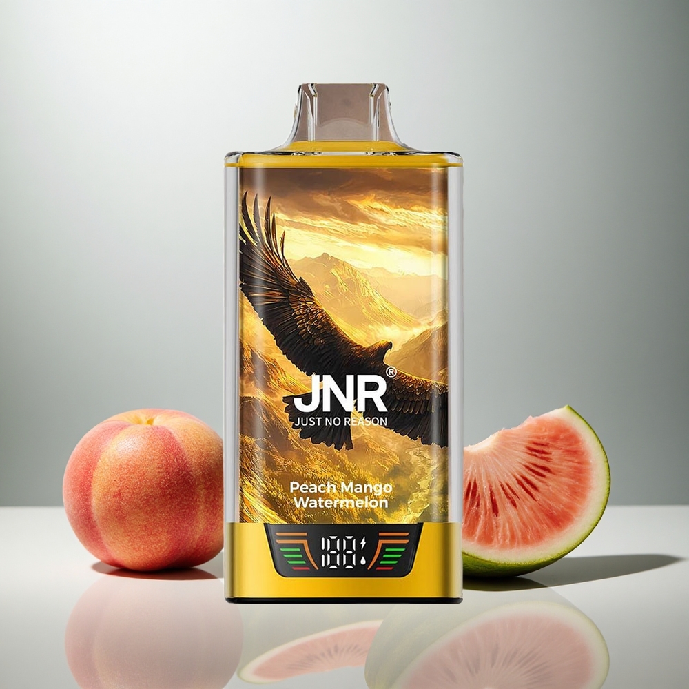JNR Falcon Pro 28000 Enkratna E-cigareta Breskva Mango Lubenica 30ml 5% Nikotina