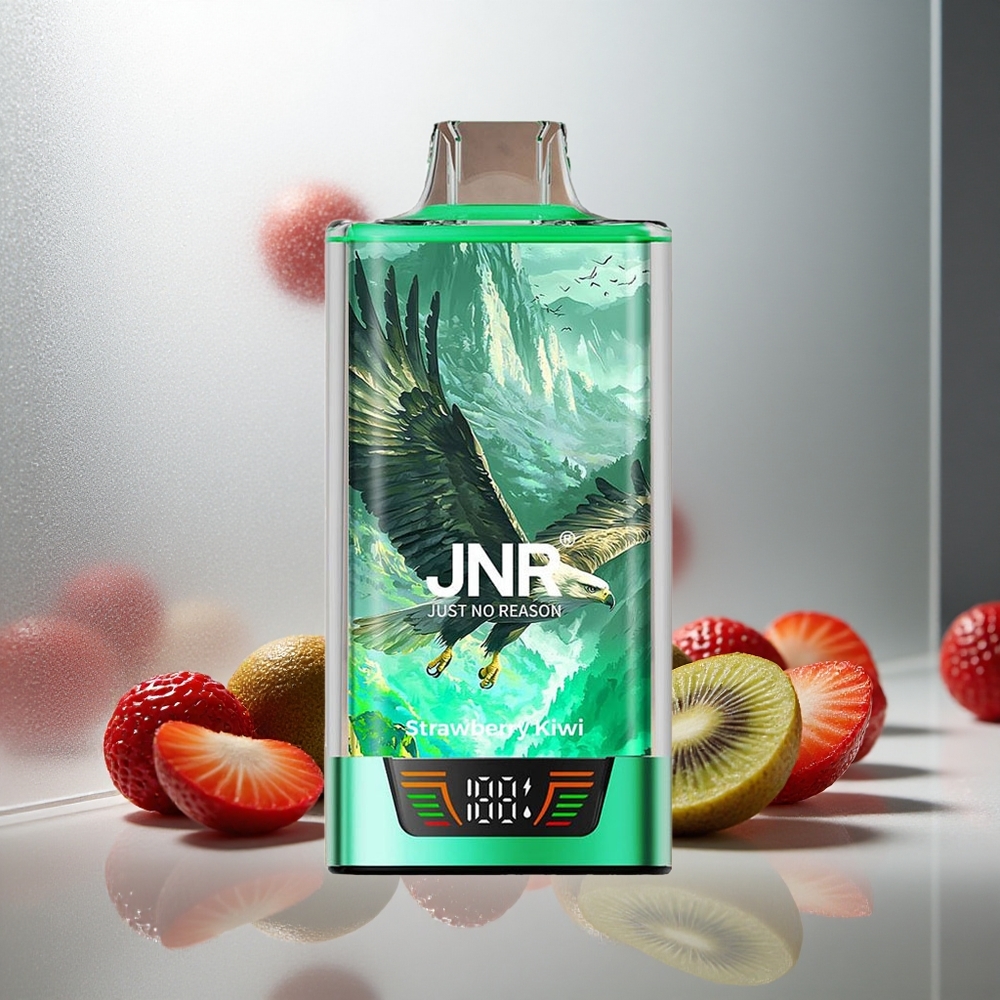 JNR Falcon Pro 28000 Enkratna E-cigareta Jagoda-Kivi, 30ml Polnjenja, 28000 Potegov