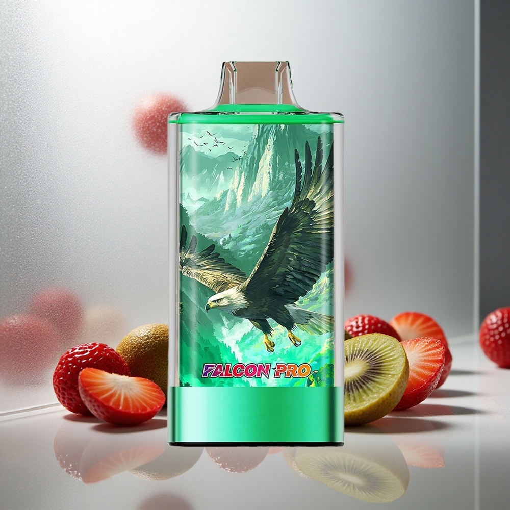 JNR Falcon Pro 28000 Enkratna E-cigareta Jagoda-Kivi, 30ml Polnjenja, 28000 Potegov