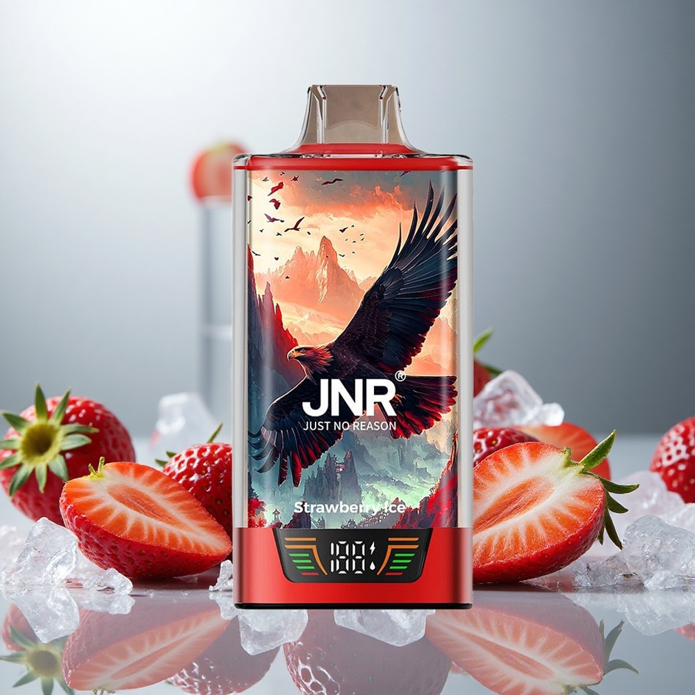 JNR Falcon Pro 28000 Enkratna E-cigareta Jagodni Led 30ml/950mAh