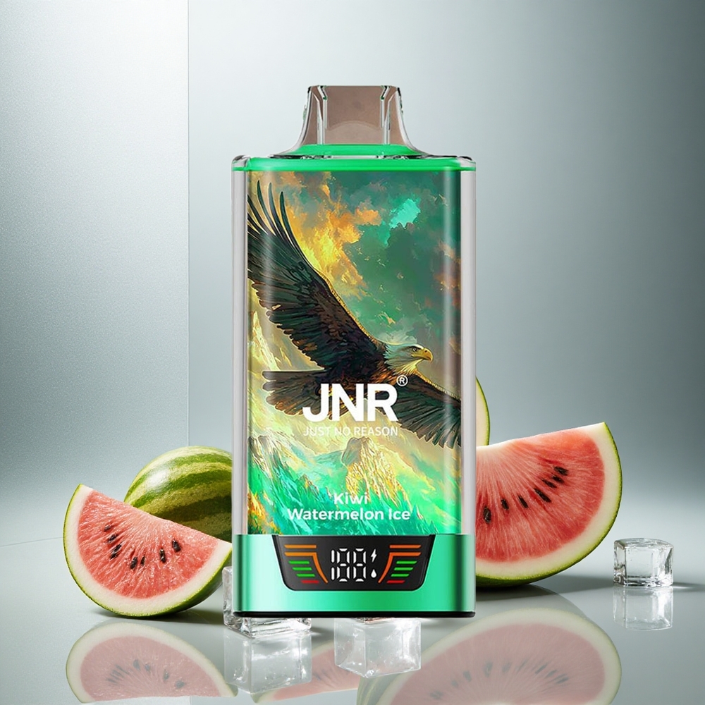 JNR Falcon Pro 28000 Enkratna E-cigareta Kivi Lubenica Led 30ml/28000 potegov