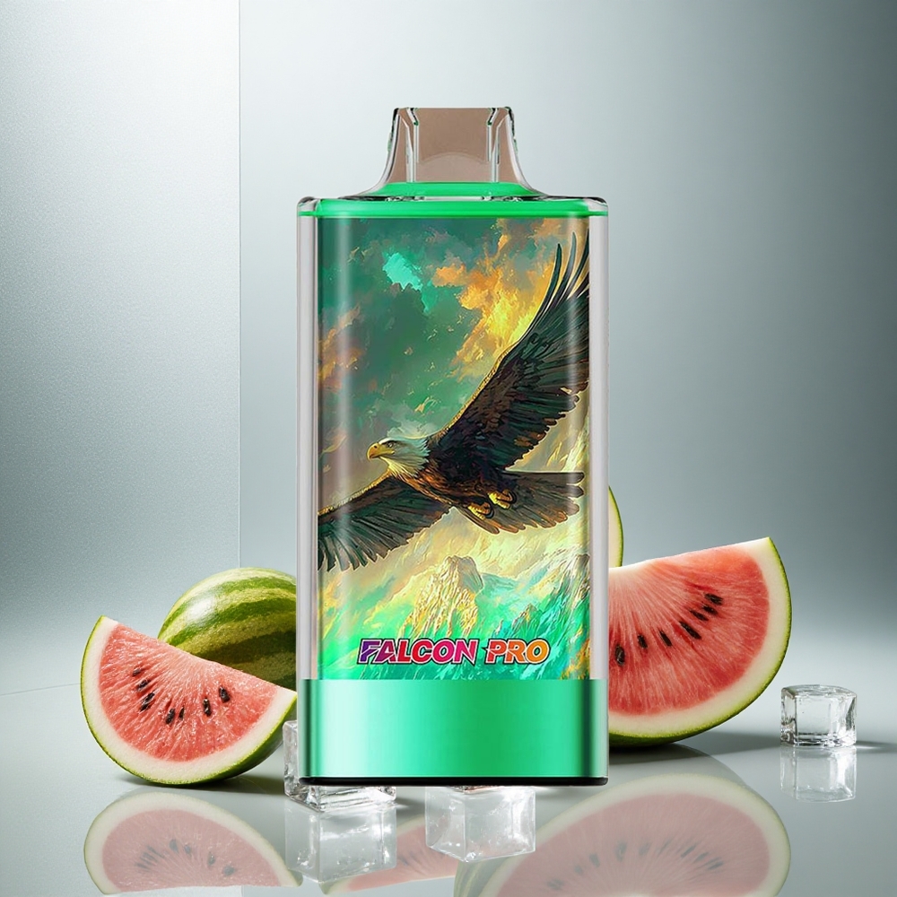 JNR Falcon Pro 28000 Enkratna E-cigareta Kivi Lubenica Led 30ml/28000 potegov
