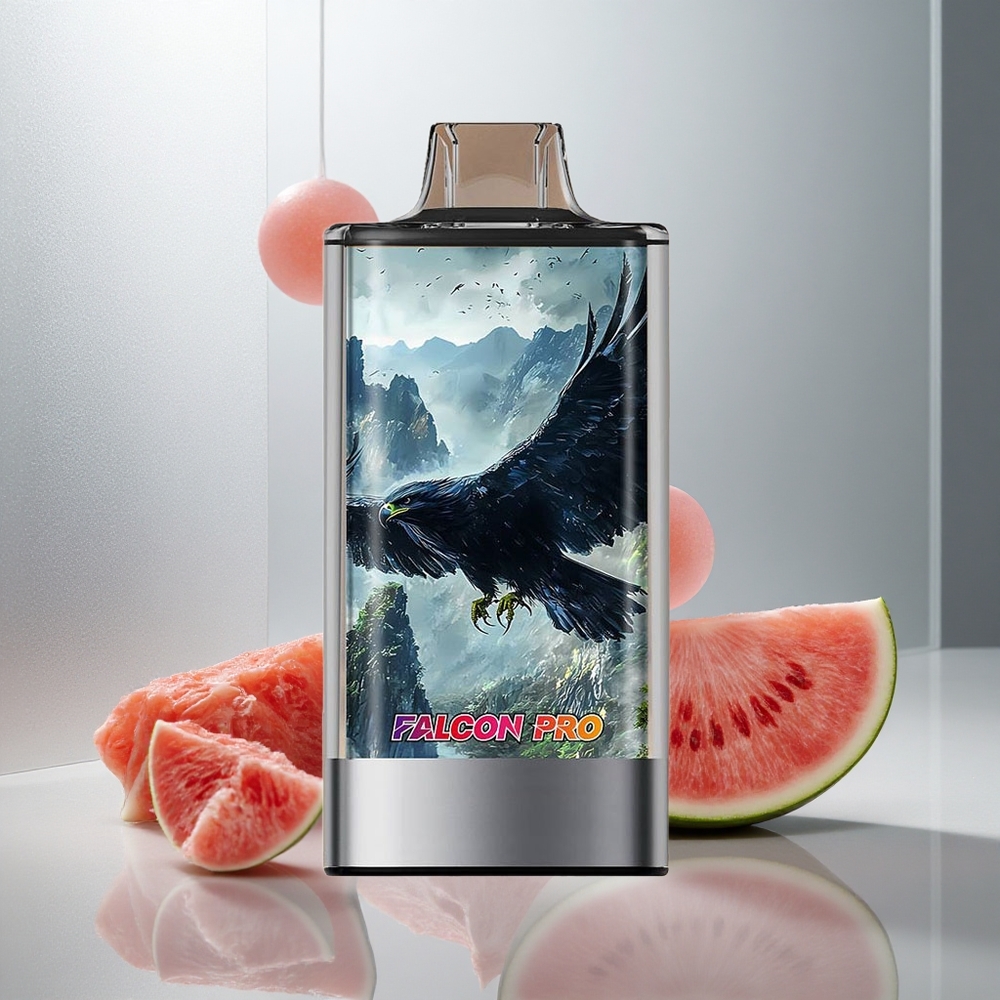 JNR Falcon Pro 28000 Enkratna E-cigareta Lubenični Bubblegum, 30ml Polnjenja, 28000 Potegov