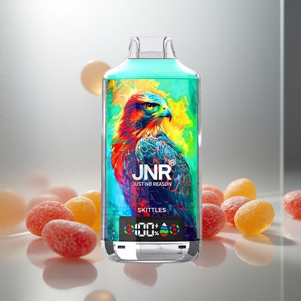 JNR Falcon X 18000 Puffs Enkratna E-cigareta Skittles z 24ml E-tekočine in 750mAh Baterijo