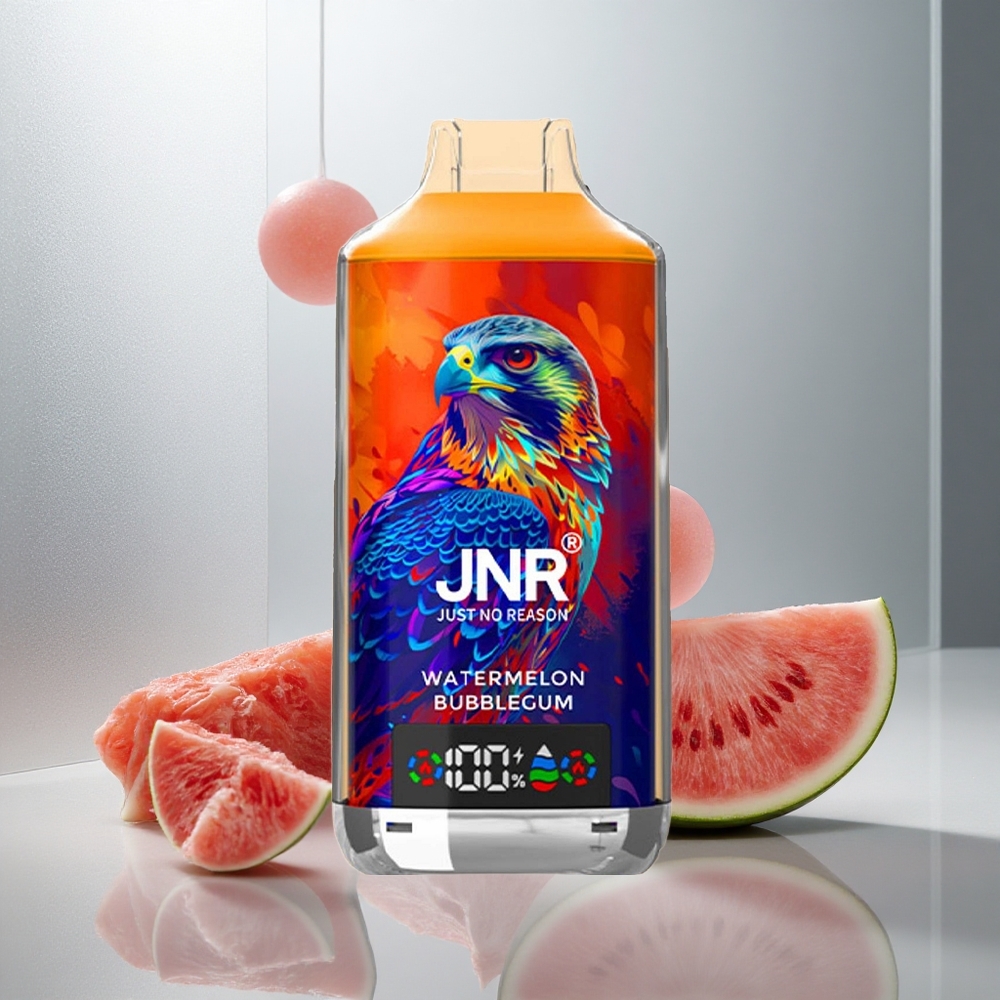 JNR Falcon X 18000 Puffs Enkratna Vape Lubenica Žvečilni Gumij (24ml, 750mAh)