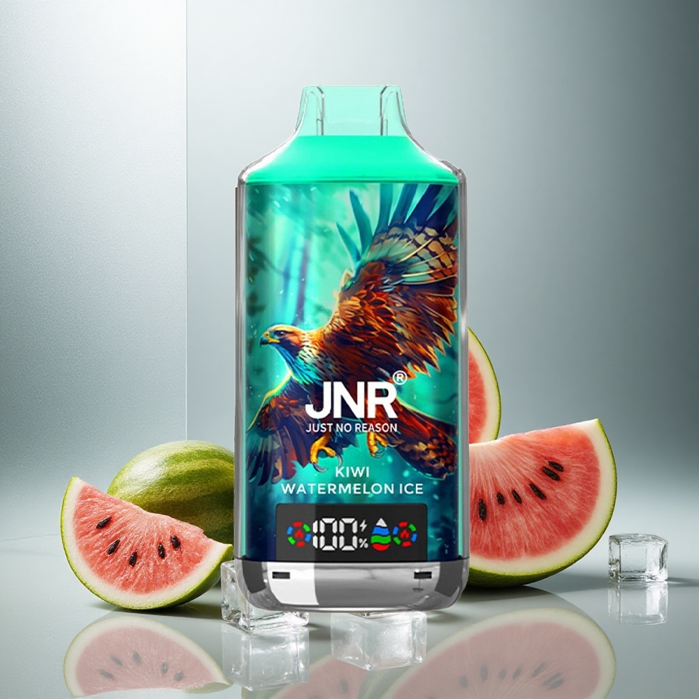 JNR Falcon X 18000 Pufov Enkratna Vape Kivi Lubenika Led z 24ml E-tekočine in 750mAh Baterijo