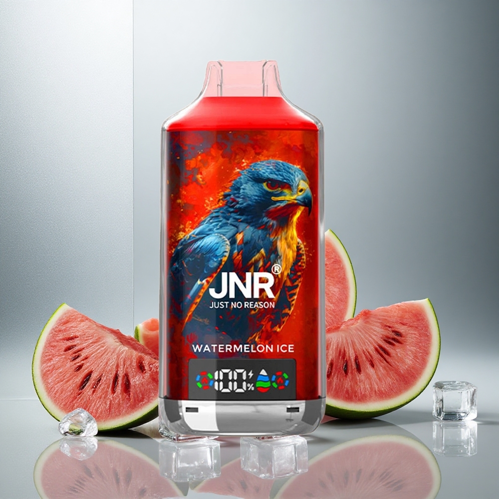 JNR Falcon X 18000 Pufov Enkratna Vape Lubenica Led z 24ml E-tekočine in 750mAh Baterijo