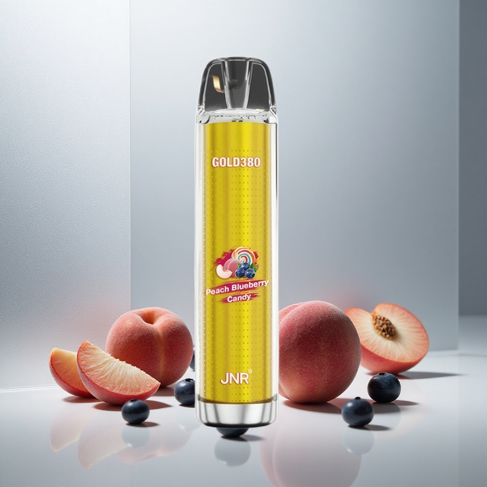 JNR Glod380 6000 Pofov Enkratna E-cigareta Breskeva Borovnica 1500mAh 13mlE-tekočine