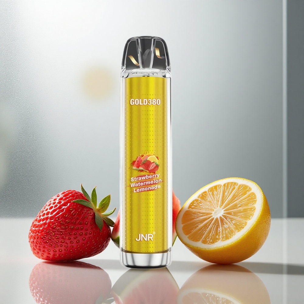 JNR Glod380 6000 Pufi Enkratna E-cigareta Jagoda Lubenica Limonada 13ml 1500mAh