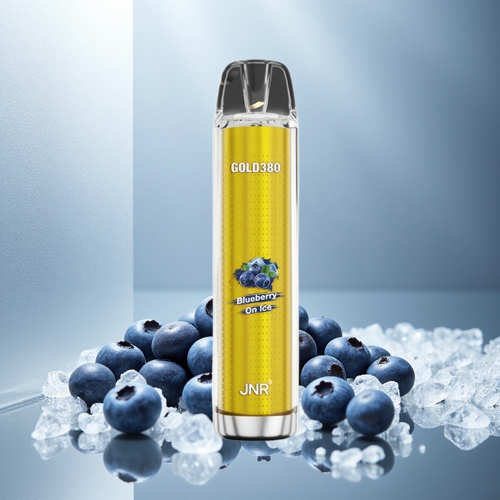 JNR Glod380 6000 Pufov Enkratna E-cigareta Borovnica na Ledu z 13ml E-tekočine in 1500mAh Baterijo