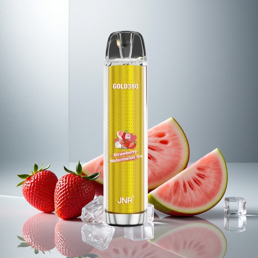 JNR Glod380 6000 Pufov Enkratna E-cigareta Jagoda Lubenica Led 1500mAh 13mlE-tekočine