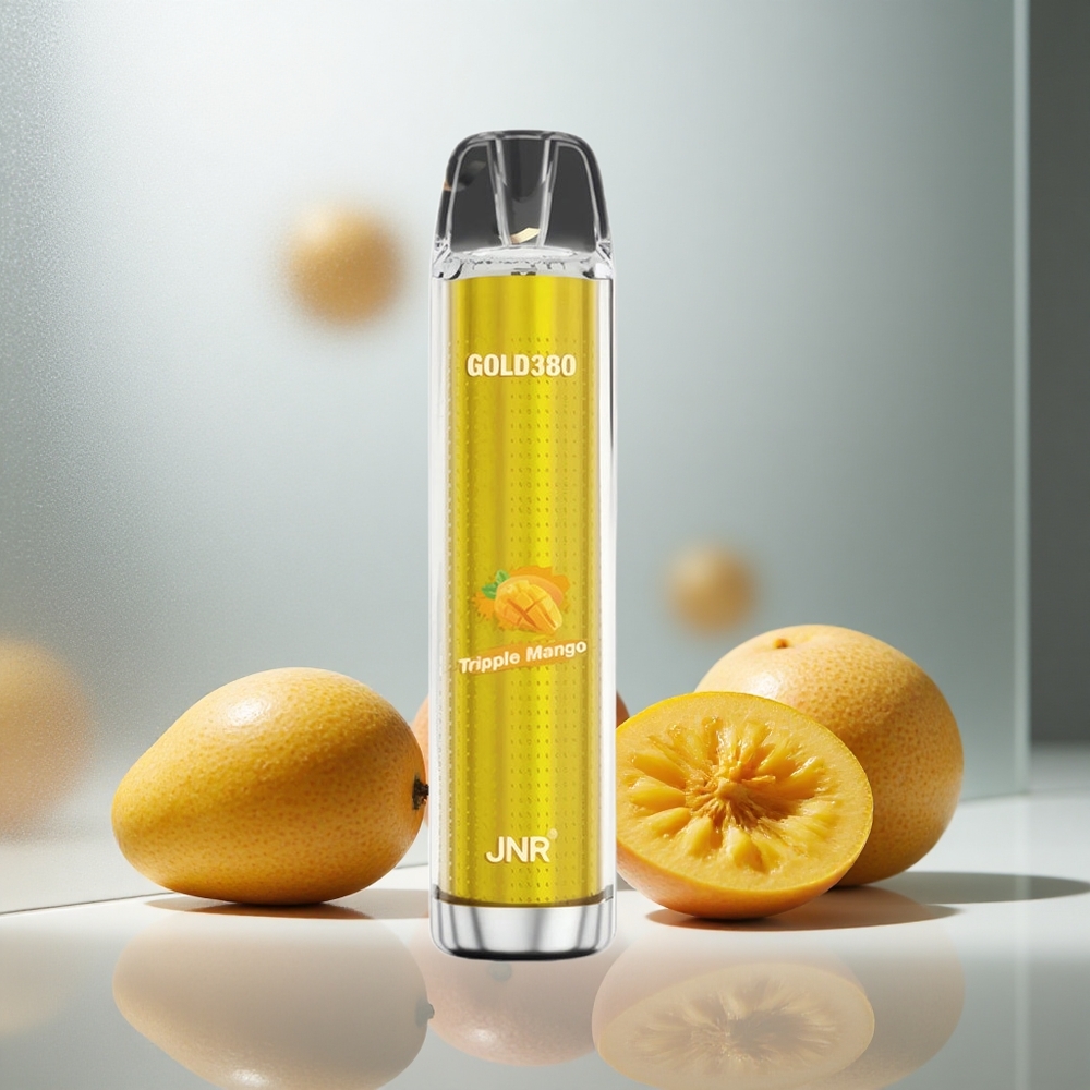 JNR Glod380 6000 Pufov Enkratna E-cigareta Trojni Mango 1500mAh 13mlE-tekočine