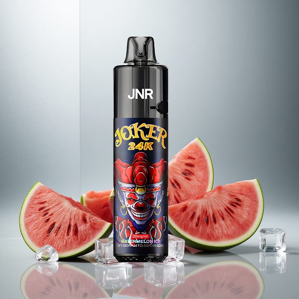 JNR Joker 24K Puff Enkratna Vape Lubenica Led 2+10ml Polnjenje 800mAh Baterija