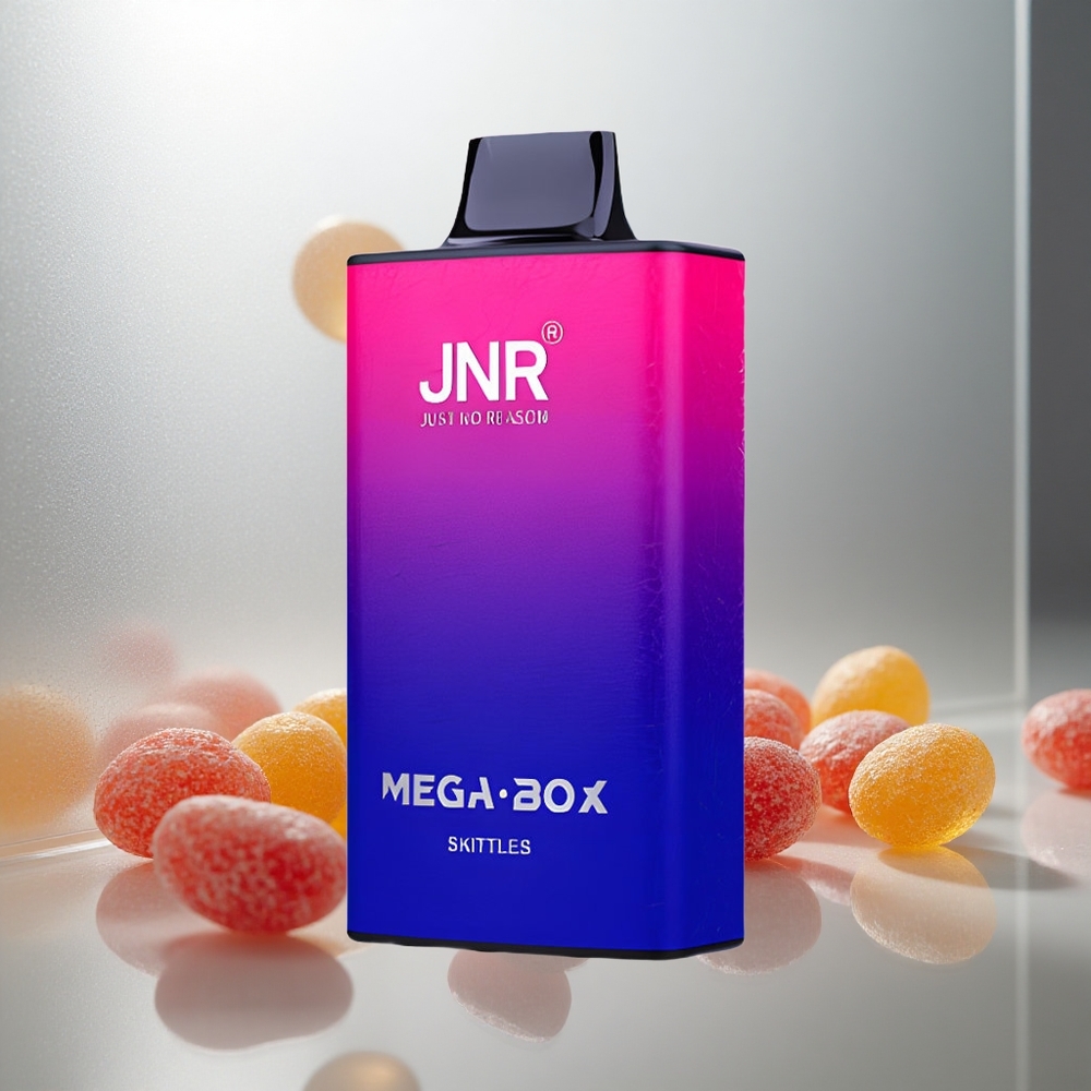 JNR Mega Box 25000 Potegov Enkratna Vapa Skittle z 30ml E-tekočine in 850mAh Baterijo