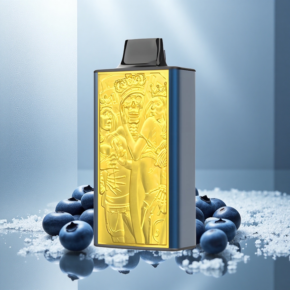 JNR Mega Box 25000 Potegov Enkratna Vape Borovnica Led z 30ml E-tekočine in 850mAh Baterijo