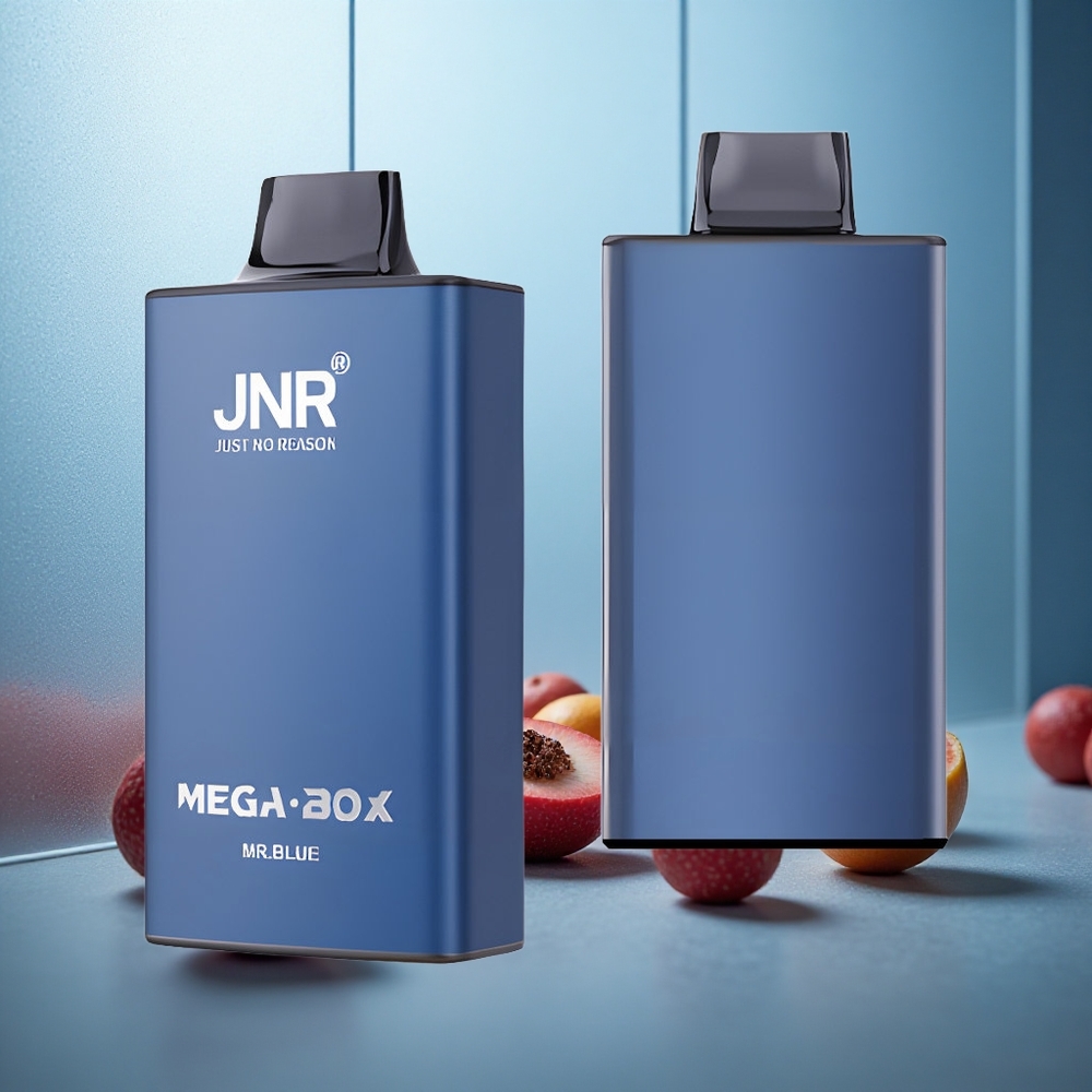 JNR Mega Box 25000 Puffov Enkratna E-cigareta G. Modri z 30ml E-tekočine in 850mAh Baterijo