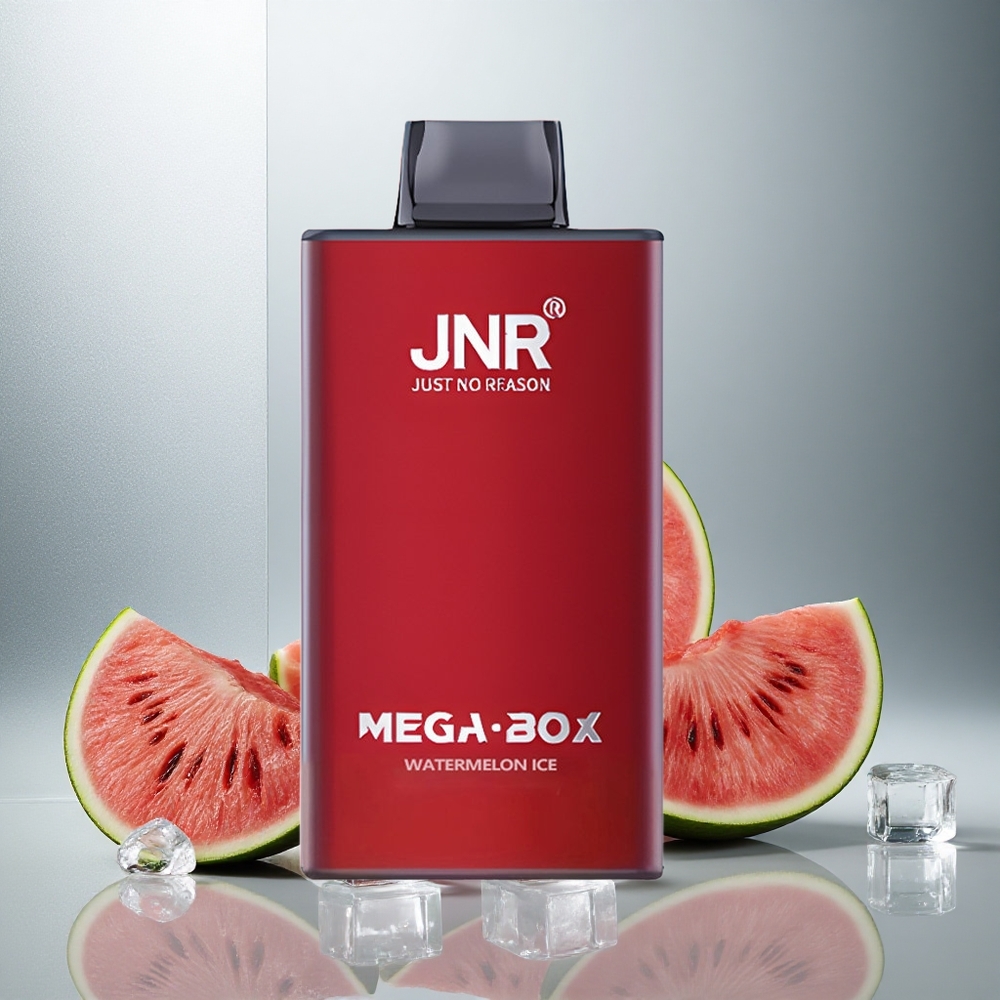 JNR Mega Box 25000 Puffov Enkratna E-cigareta Lubenica Led z 30ml E-tekočine in 850mAh Baterijo