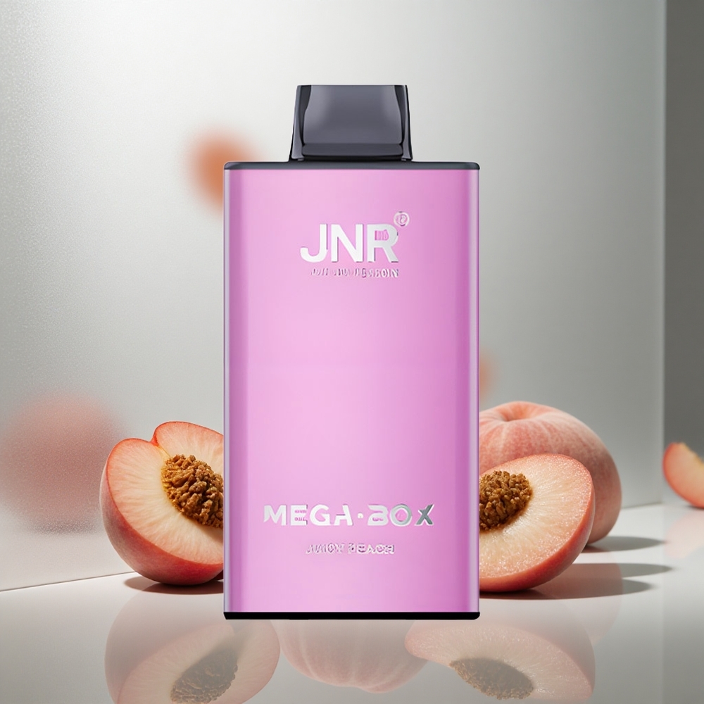JNR Mega Box 25000 Puffov Enkratna E-cigareta Sočna Breskev z 30ml E-tekočine in 850mAh Baterijo