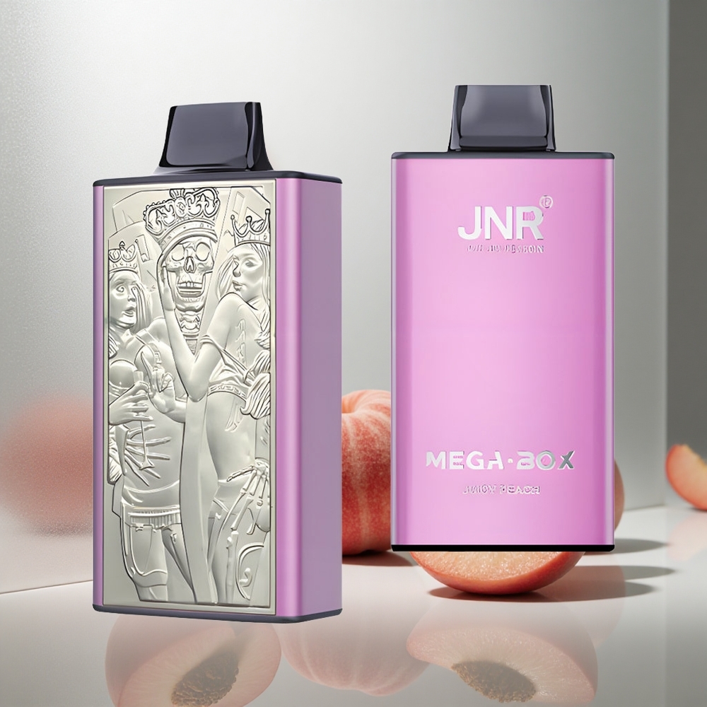 JNR Mega Box 25000 Puffov Enkratna E-cigareta Sočna Breskev z 30ml E-tekočine in 850mAh Baterijo