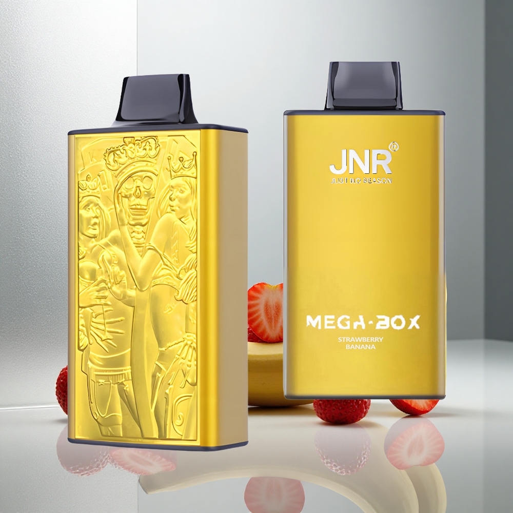 JNR Mega Box 25000 Puffov Enkratna Vape Jagoda Banana z 30ml E-tekočine in 850mAh Baterijo