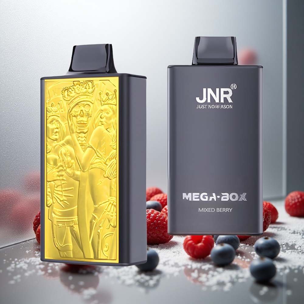 JNR Mega Box 25000 Puffov Enkratna Vape Mešane Jagode z 30ml E-tekočine in 850mAh Baterijo