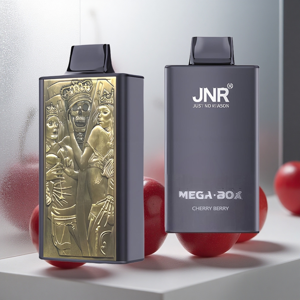 JNR Mega Box 25000 Puffov Enkratna Vape Češnja-Jagoda z 30ml E-tekočine in 850mAh Baterijo