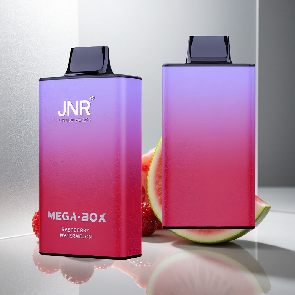 JNR Mega Box 25000 Puffs Enkratna E-cigareta Malina Lubenica s 30ml E-tekočine in 850mAh Baterijo