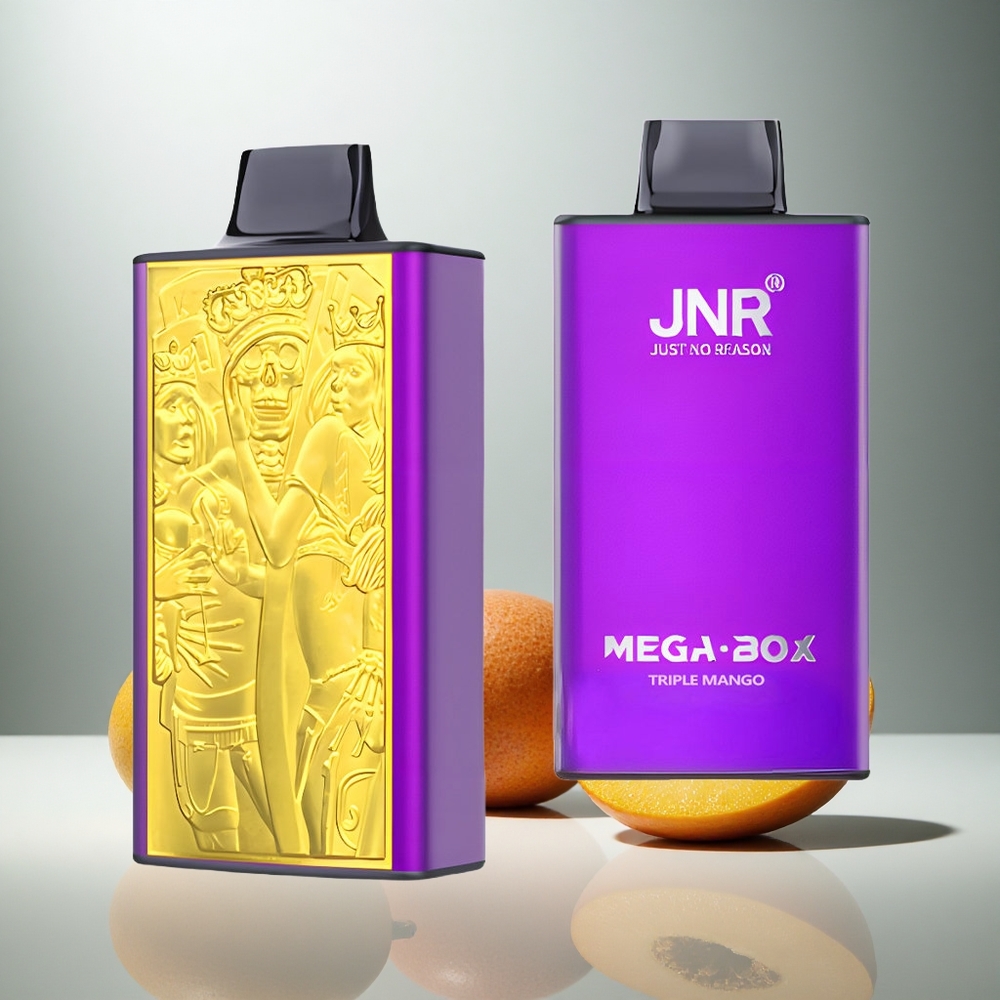 JNR Mega Box 25000 Puffs Enkratna E-cigareta Trojni Mango z 30ml E-tekočine in 850mAh Baterijo
