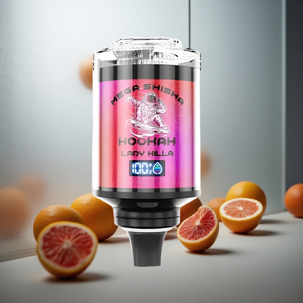 JNR Mega Shisha Hookah 100K Namizna Kompatibilnost Lady Killa 60ml Zmogljivost 2200mAh Baterija