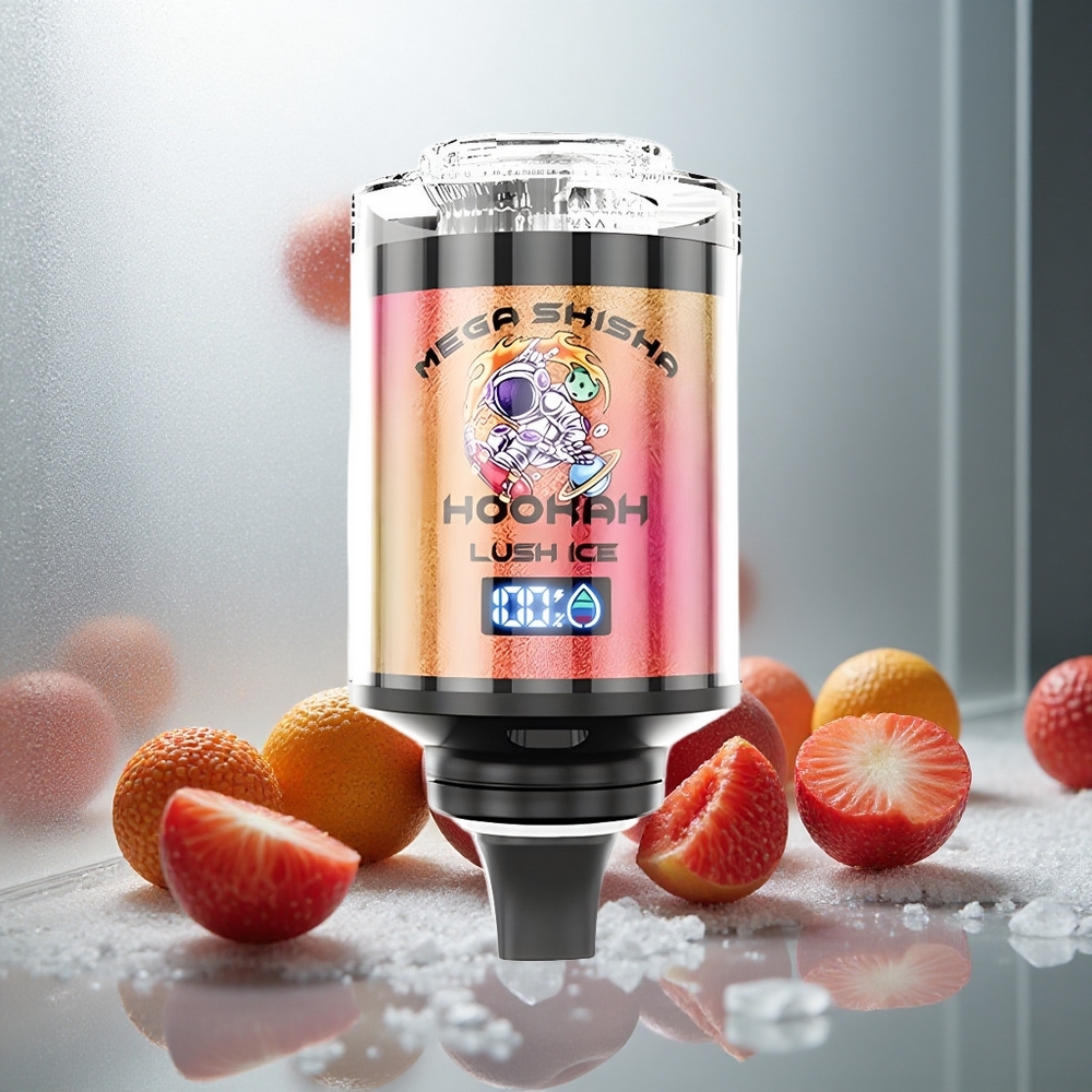 JNR Mega Shisha Hookah 100K Namizna združljivost Lush Ice (60ml, 2200mAh)