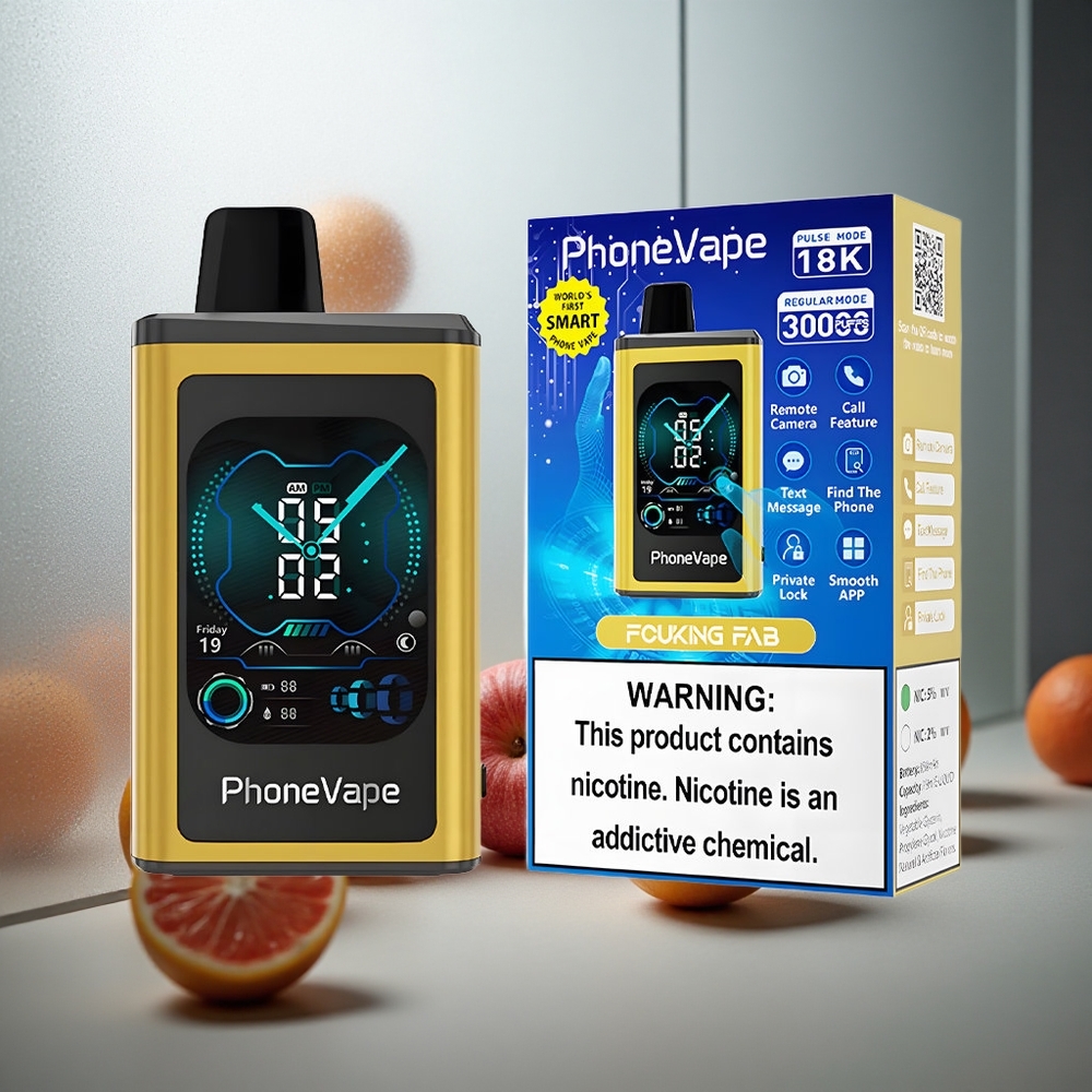JNR PhoneVape 30000 potegov Enkratna e-cigareta Prekleta Fab z 850mAh Type-C baterijo in Turbo načinom